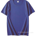 T-shirt mens berkualitas tinggi grosir 100% katun banyak warna logo kaos biasa dicetak t shirtshot stock siap
